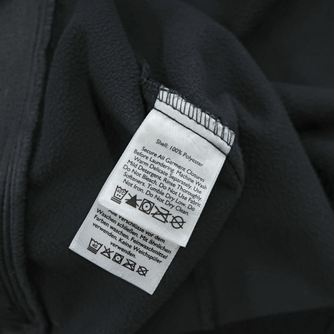 Eddie Bauer Men's Soft Shell Jacket Black Fleece Lined Full Zip Size L Outdoor