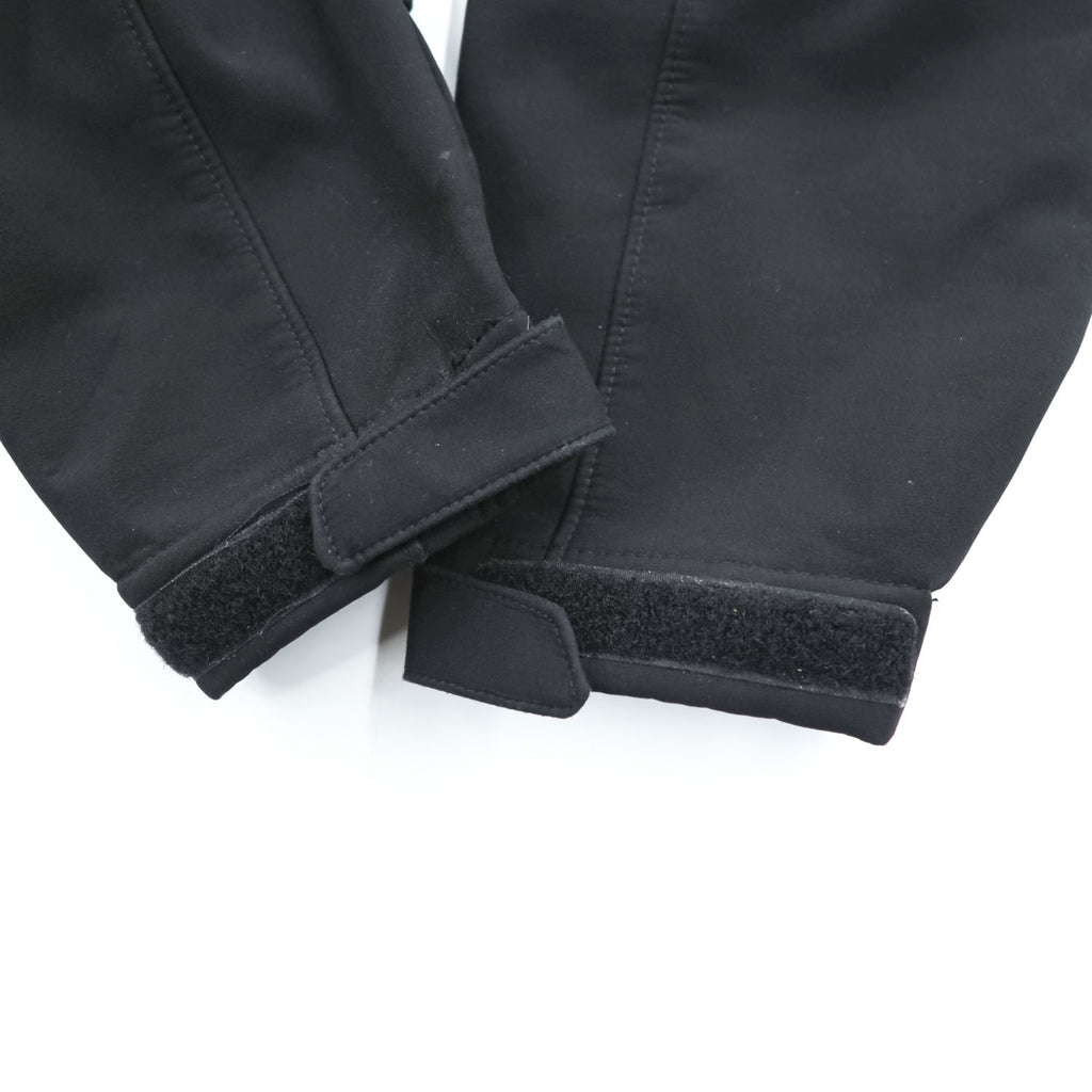 Eddie Bauer Men's Soft Shell Jacket Black Fleece Lined Full Zip Size L Outdoor