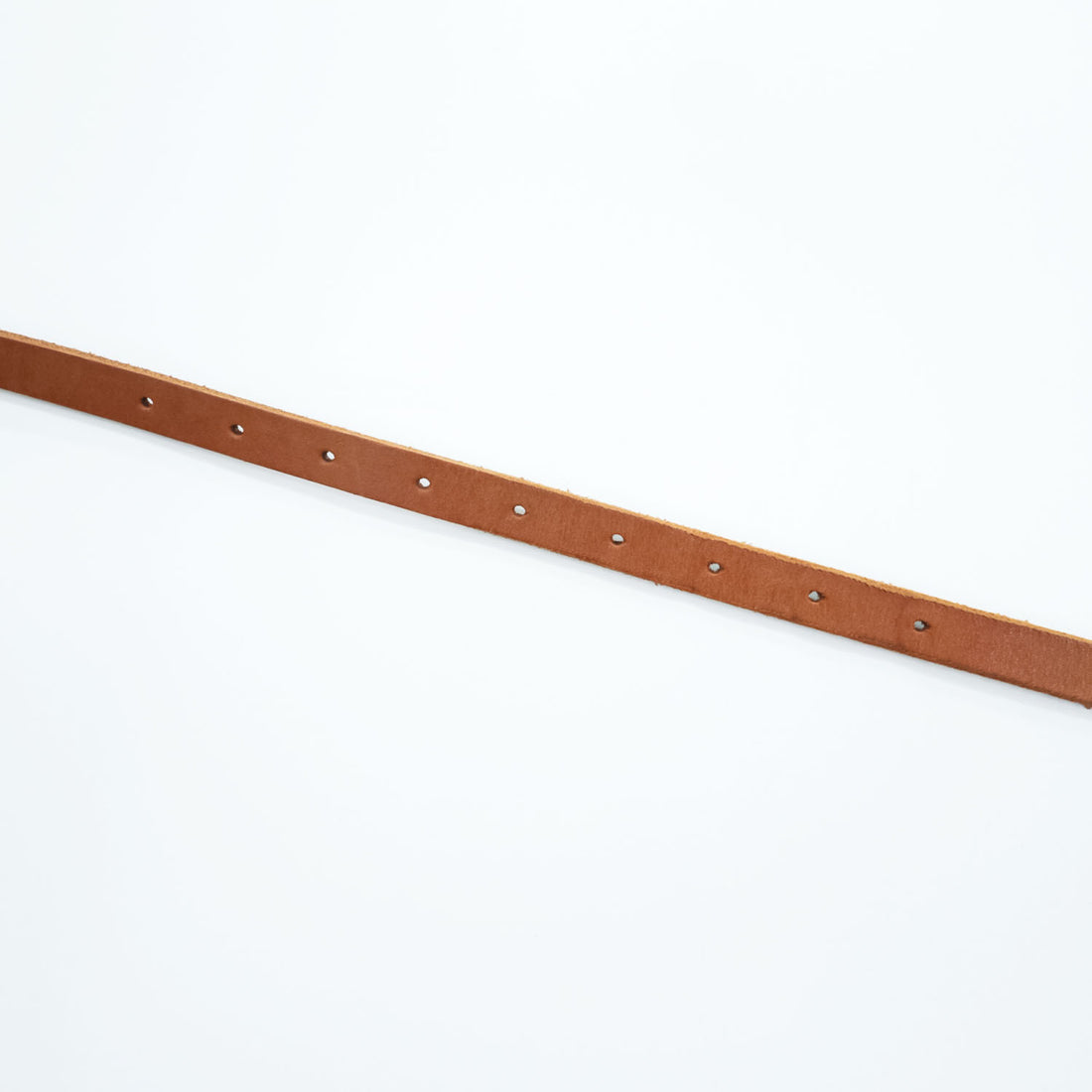 Hender Scheme Tail Belt Brown Cow Leather Narrow Long Belt 124cm Japan