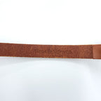 Hender Scheme Tail Belt Brown Cow Leather Narrow Long Belt 124cm Japan