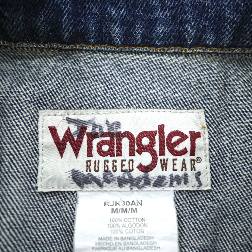 Wrangler RUGGED WEAR RJK30AN Men's M Blue Denim Jacket