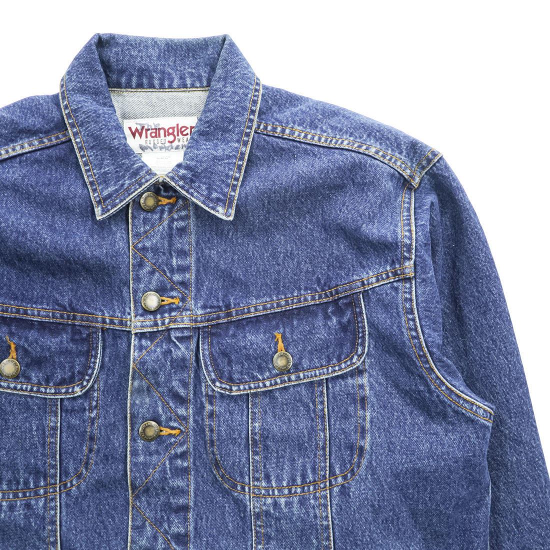 Wrangler RUGGED WEAR RJK30AN Men's M Blue Denim Jacket