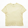 AURALEE 日本製 シームレス クルーネック Tシャツ M イエロー Seamless Crew Neck Tee A00T01ST