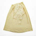 AURALEE 日本製 シームレス クルーネック Tシャツ M イエロー Seamless Crew Neck Tee A00T01ST