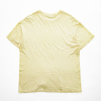 AURALEE 日本製 シームレス クルーネック Tシャツ M イエロー Seamless Crew Neck Tee A00T01ST
