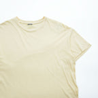 AURALEE 日本製 シームレス クルーネック Tシャツ M イエロー Seamless Crew Neck Tee A00T01ST