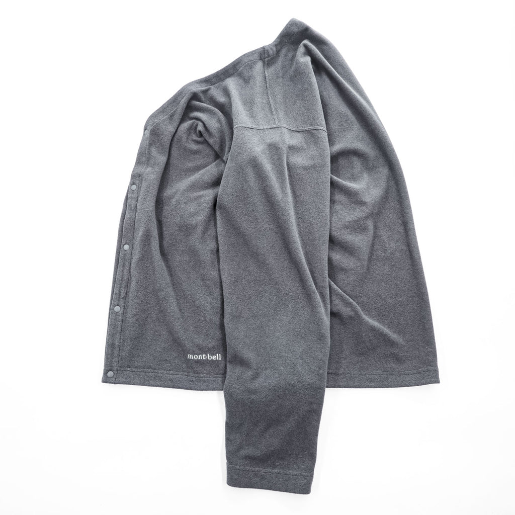 mont-bell シャミース カーディガン XL グレー フリース スナップボタン 1114665