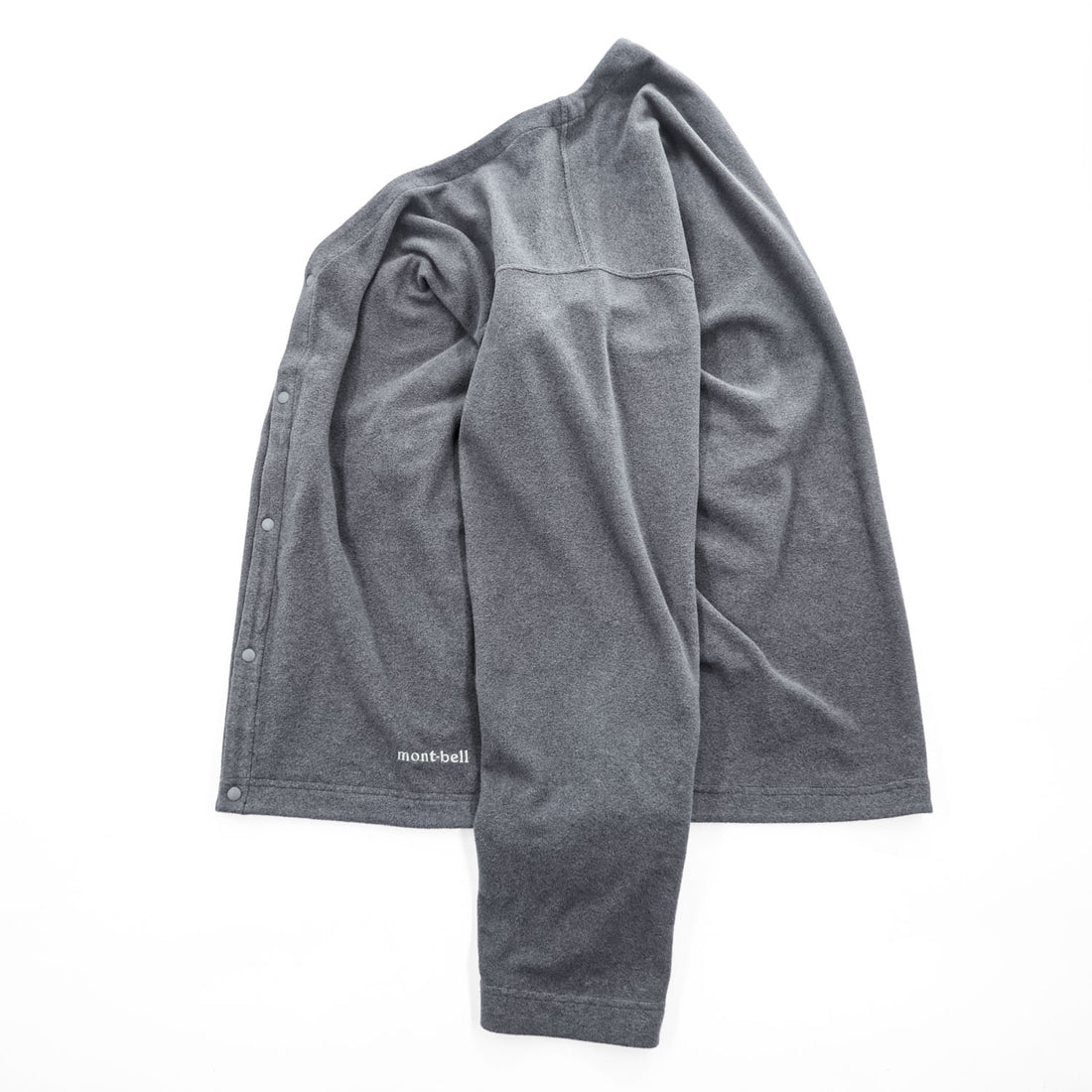 mont-bell シャミース カーディガン XL グレー フリース スナップボタン 1114665