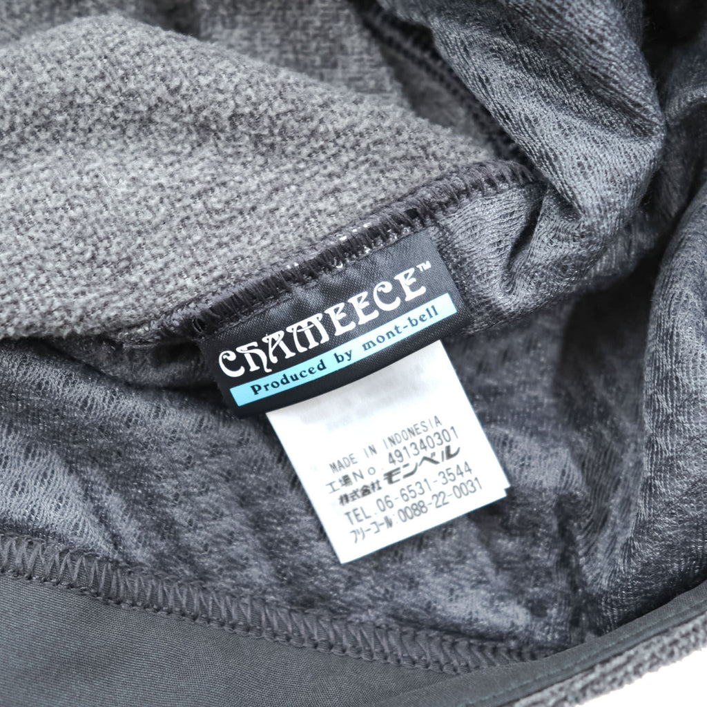 mont-bell シャミース カーディガン XL グレー フリース スナップボタン 1114665