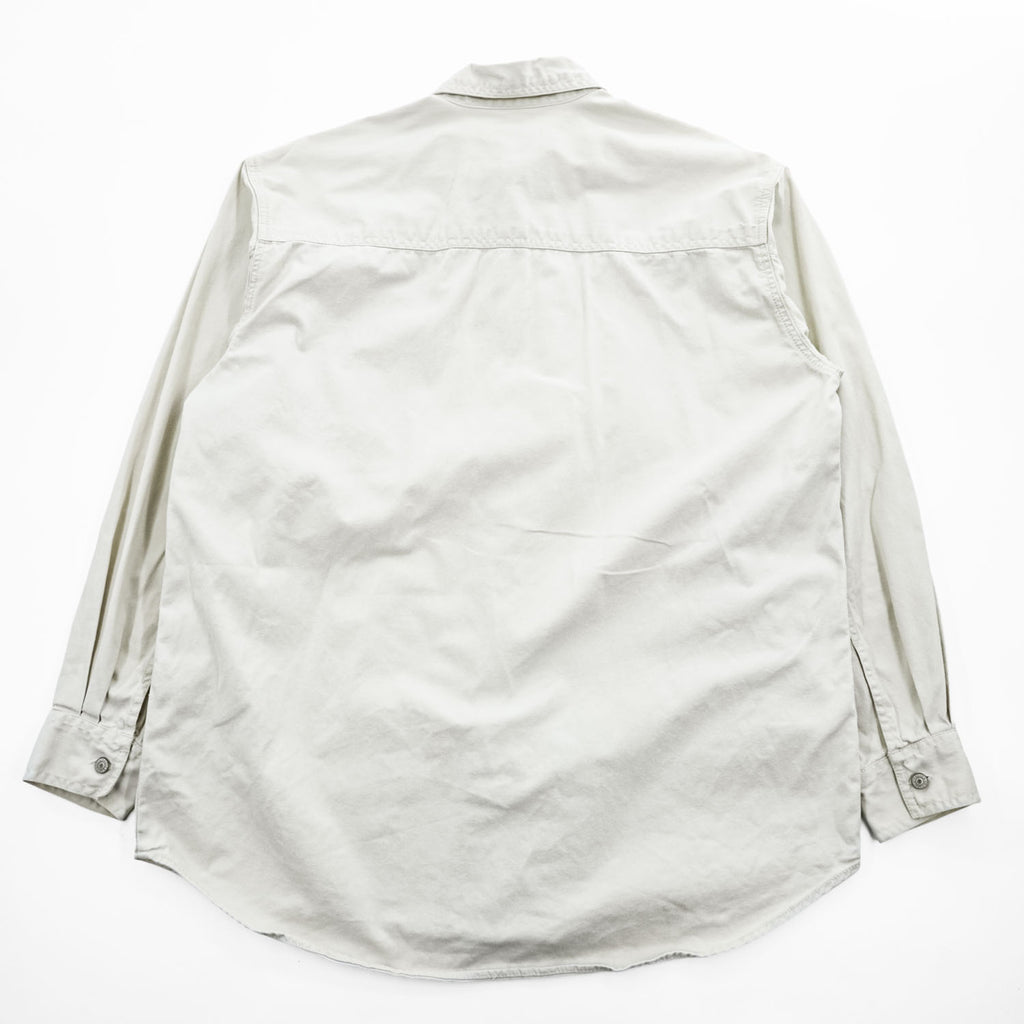 Levi's RED TAB JEANS 長袖デニムワークシャツ M ホワイト メタルボタン ダブルポケット 60560-1309