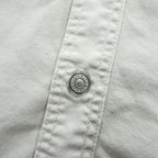 Levi's RED TAB JEANS 長袖デニムワークシャツ M ホワイト メタルボタン ダブルポケット 60560-1309
