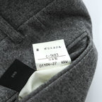 BURBERRY 日本製 90年代 ヴィンテージ 2タック スラックス パンツ M グレー ツイード プリーツ