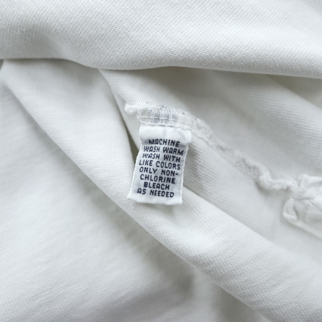 Polo Ralph Lauren 90年代 タートルネック 長袖 ロングスリーブ Tシャツ L ホワイト ポニー刺繍