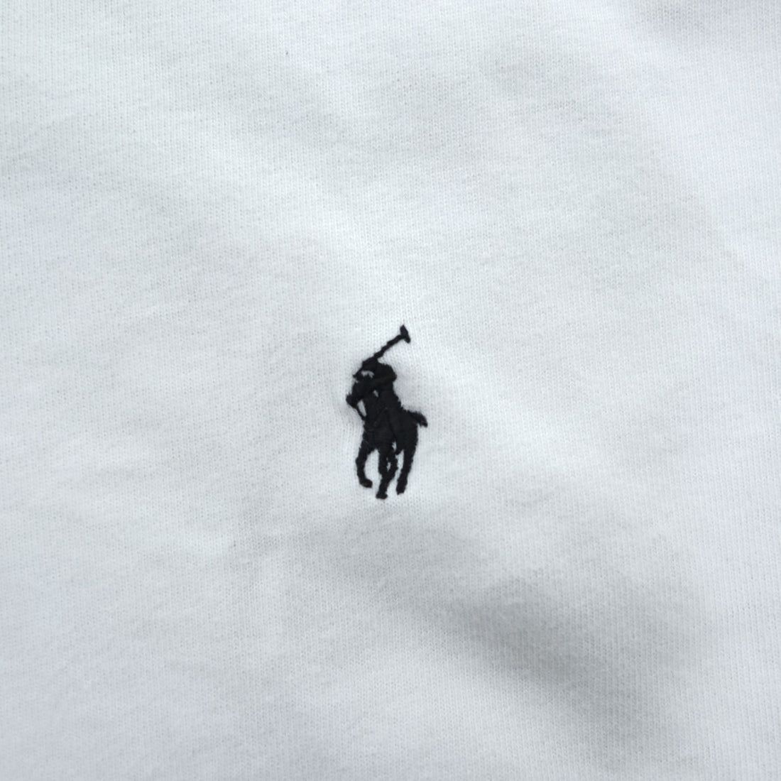 Polo Ralph Lauren 90年代 タートルネック 長袖 ロングスリーブ Tシャツ L ホワイト ポニー刺繍