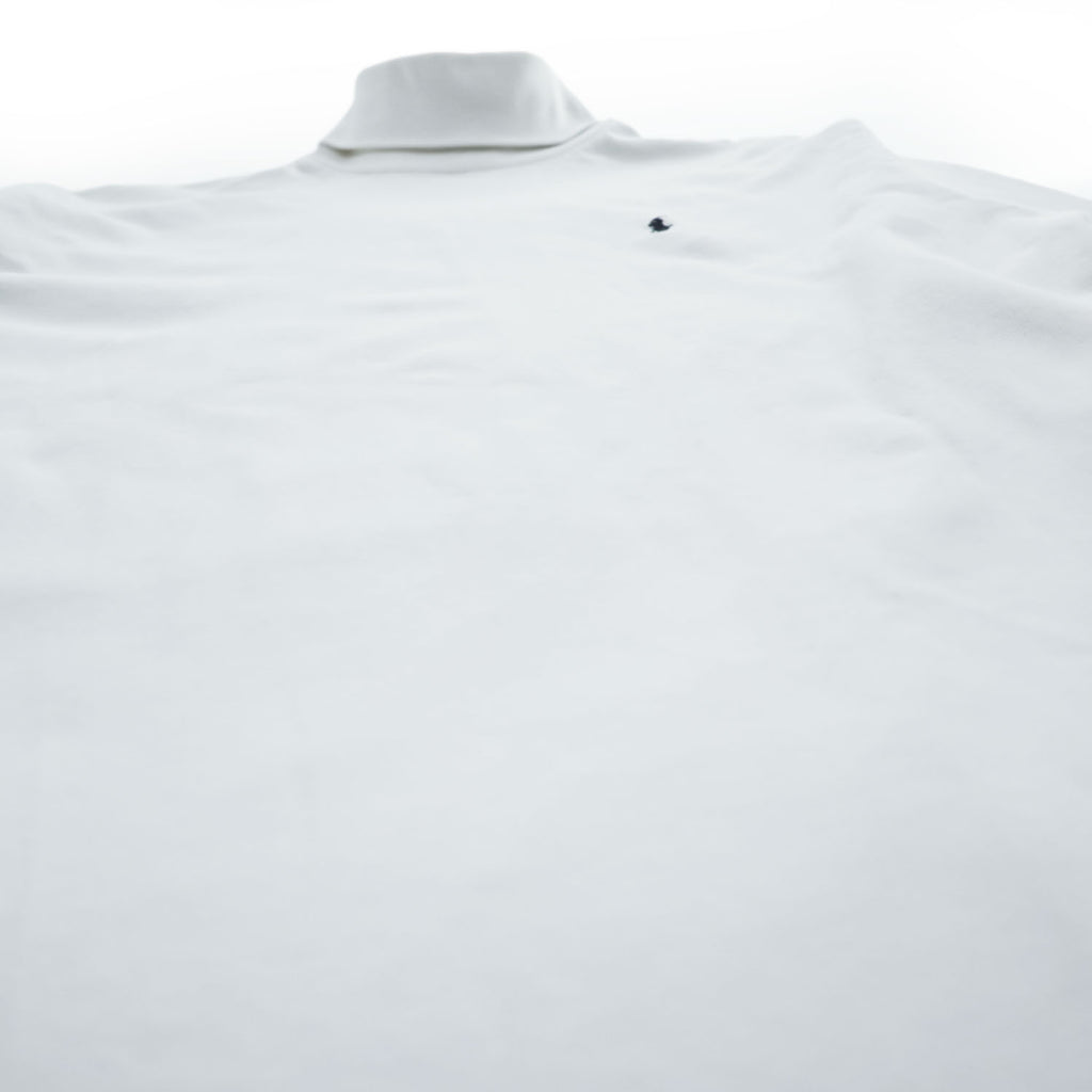 Polo Ralph Lauren 90年代 タートルネック 長袖 ロングスリーブ Tシャツ L ホワイト ポニー刺繍