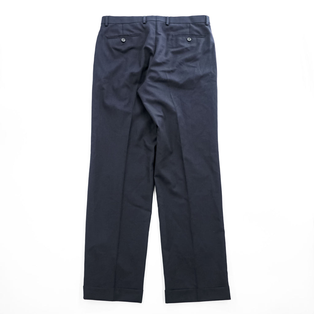 LAUREN RALPH LAUREN 90年代 ヴィンテージ スラックス パンツ L ブラック 2タック プリーツ ダブルカフス