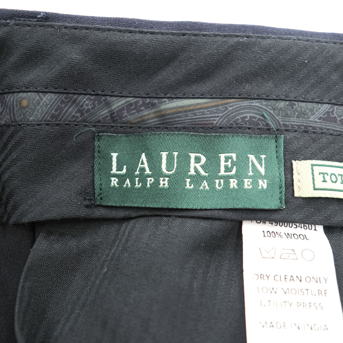 LAUREN RALPH LAUREN 90年代 ヴィンテージ スラックス パンツ L ブラック 2タック プリーツ ダブルカフス
