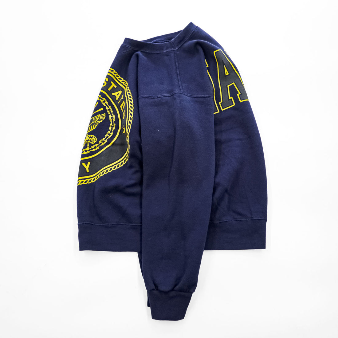 U.S. NAVY ORIGINALS Navy Crewneck Sweatshirt Made in USA Size S