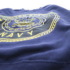 U.S. NAVY ORIGINALS Navy Crewneck Sweatshirt Made in USA Size S
