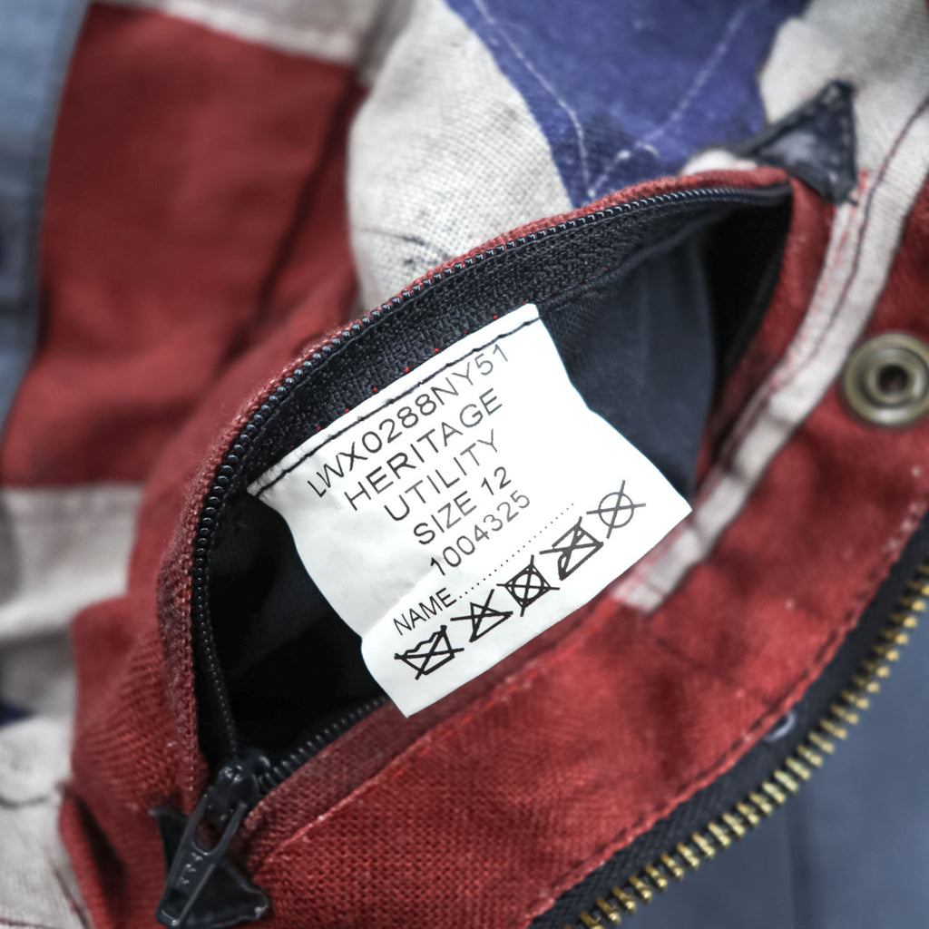 Barbour Heritage Utility Jacket LWX0288 Navy Women's UK12 2013
