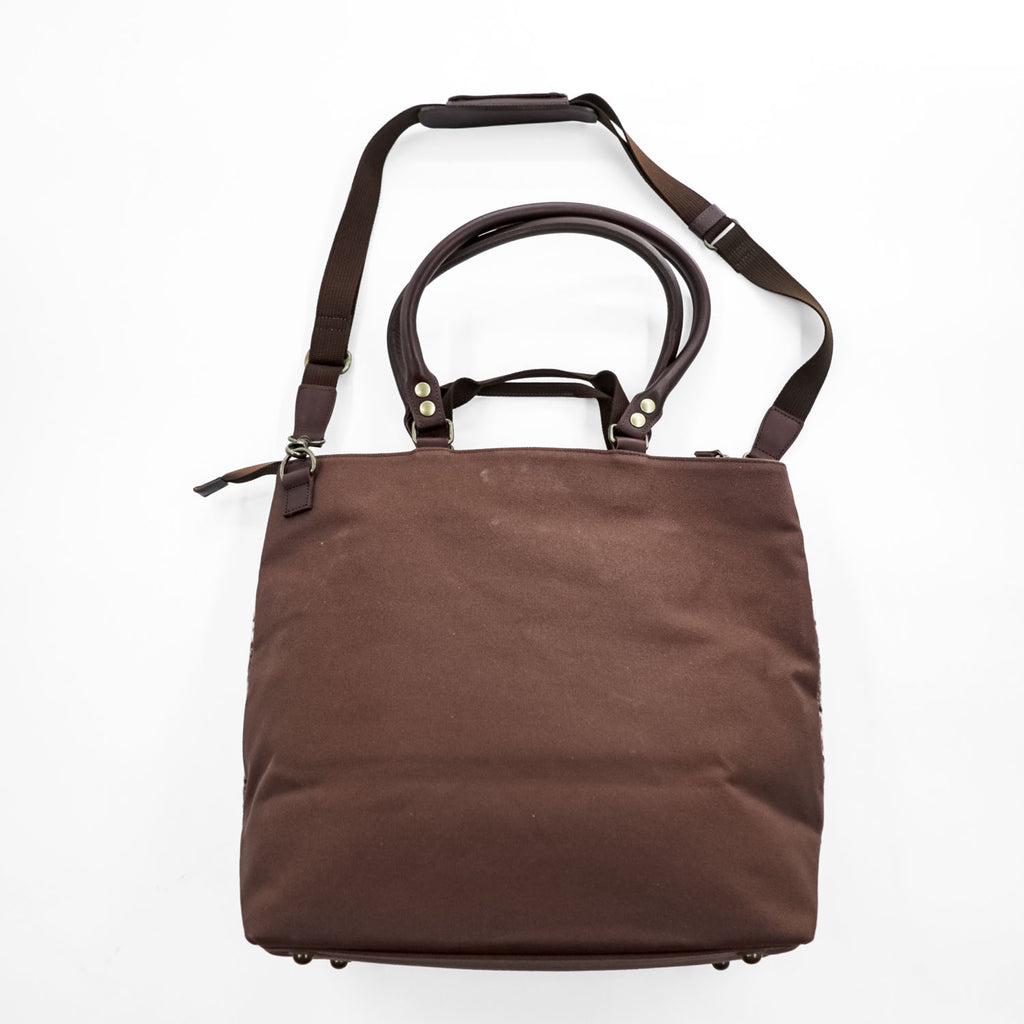 PENDLETON 2Way Tote Shoulder Bag Native Wool Leather Brown Made in Japan