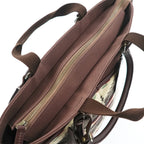 PENDLETON 2Way Tote Shoulder Bag Native Wool Leather Brown Made in Japan