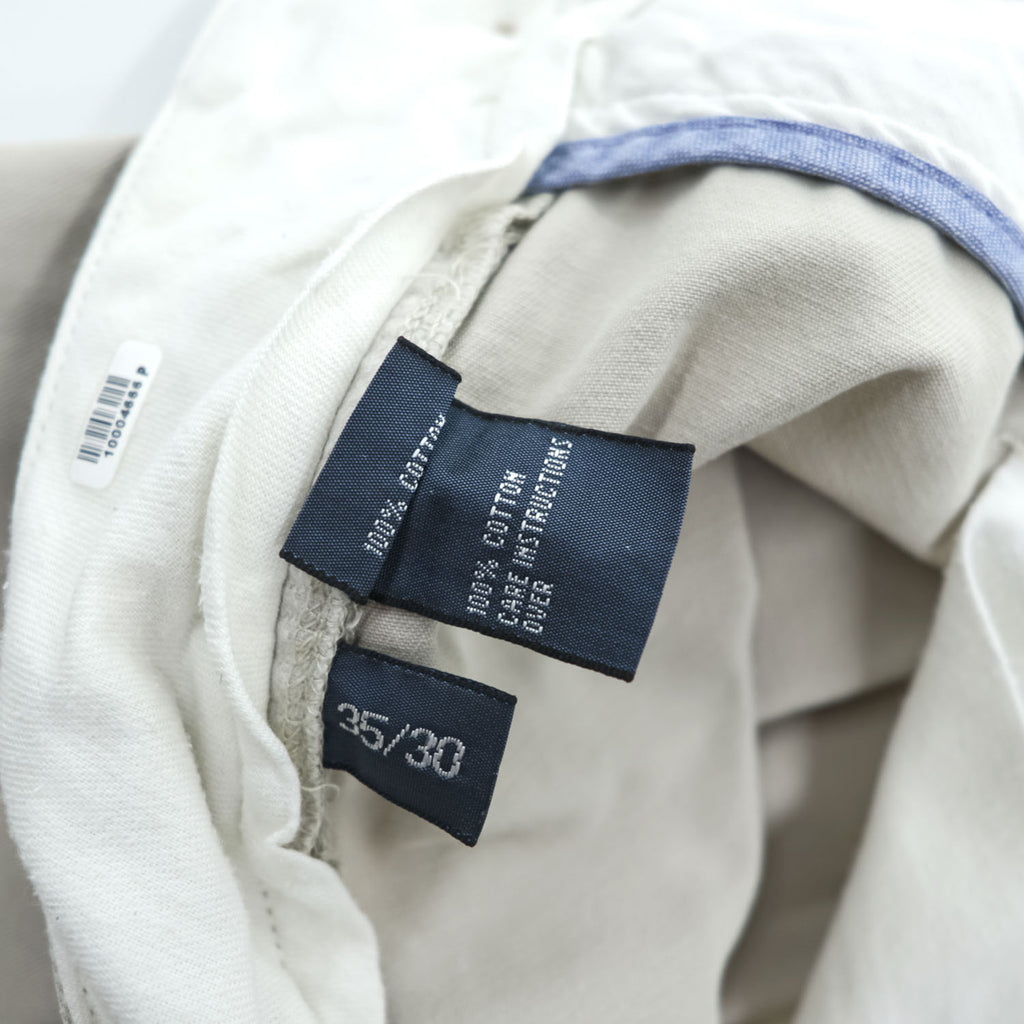 Polo Ralph Lauren Classic Fit Pleated Chino Trousers Beige 35/30