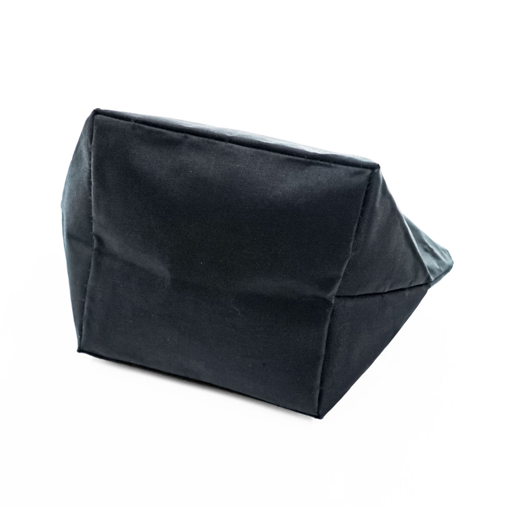 Herve Chapelier Vintage ND Line Leather Handle Boat Tote S Black Nylon Sheep Tag