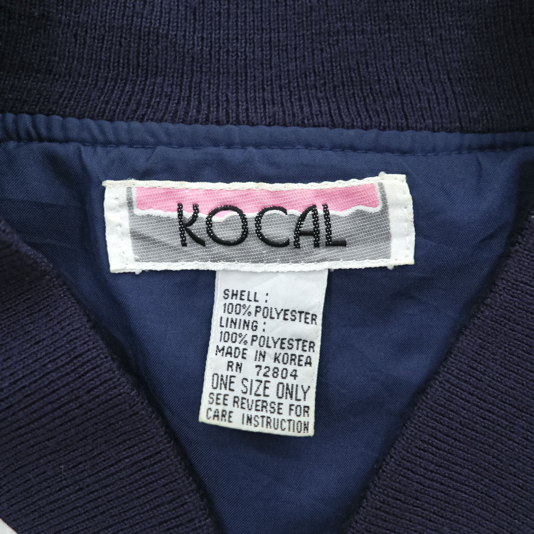 KOCAL 90年代 ヴィンテージ ブルゾン ボンバージャケット FREE マルチカラー 総柄 スカーフ バロック