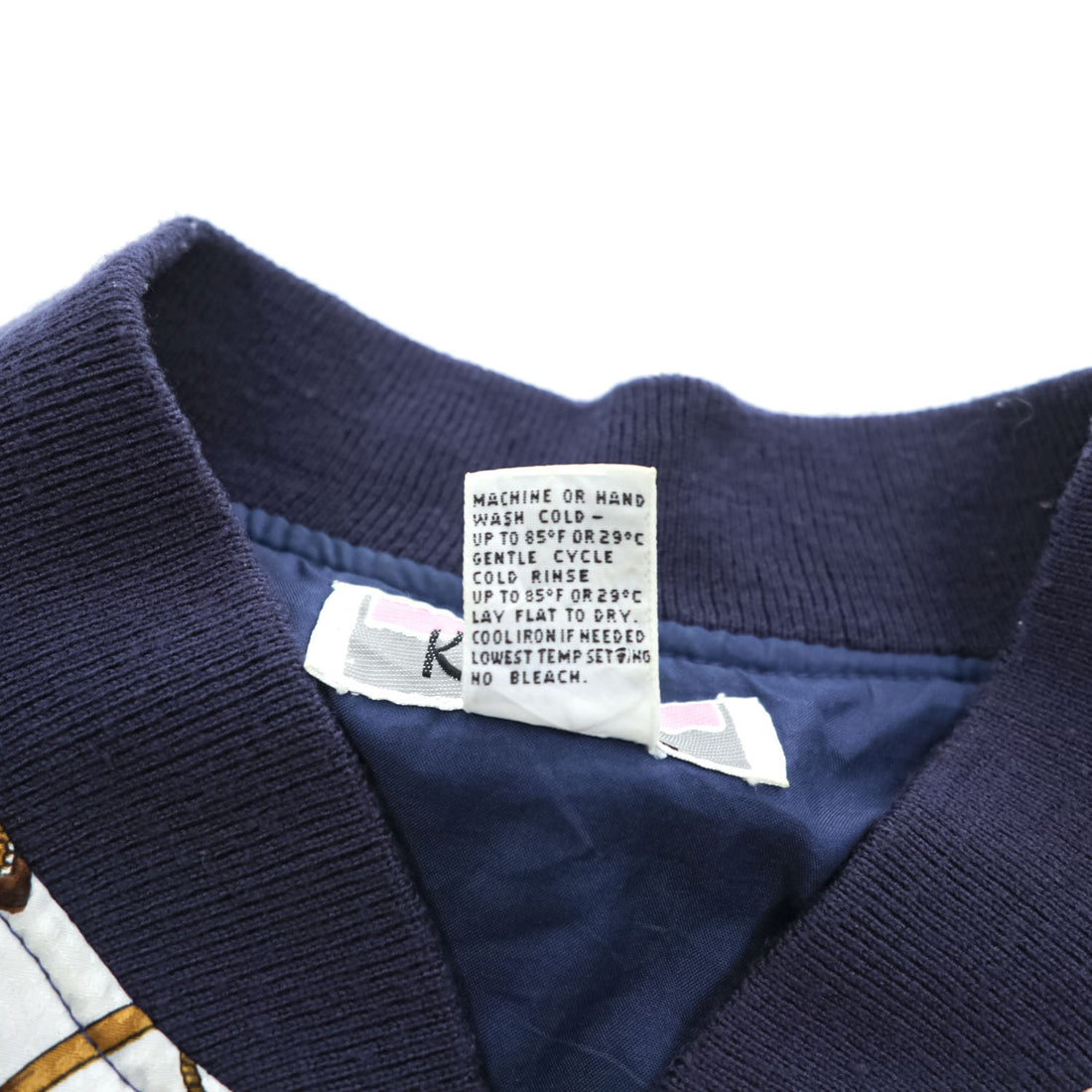 KOCAL 90年代 ヴィンテージ ブルゾン ボンバージャケット FREE マルチカラー 総柄 スカーフ バロック