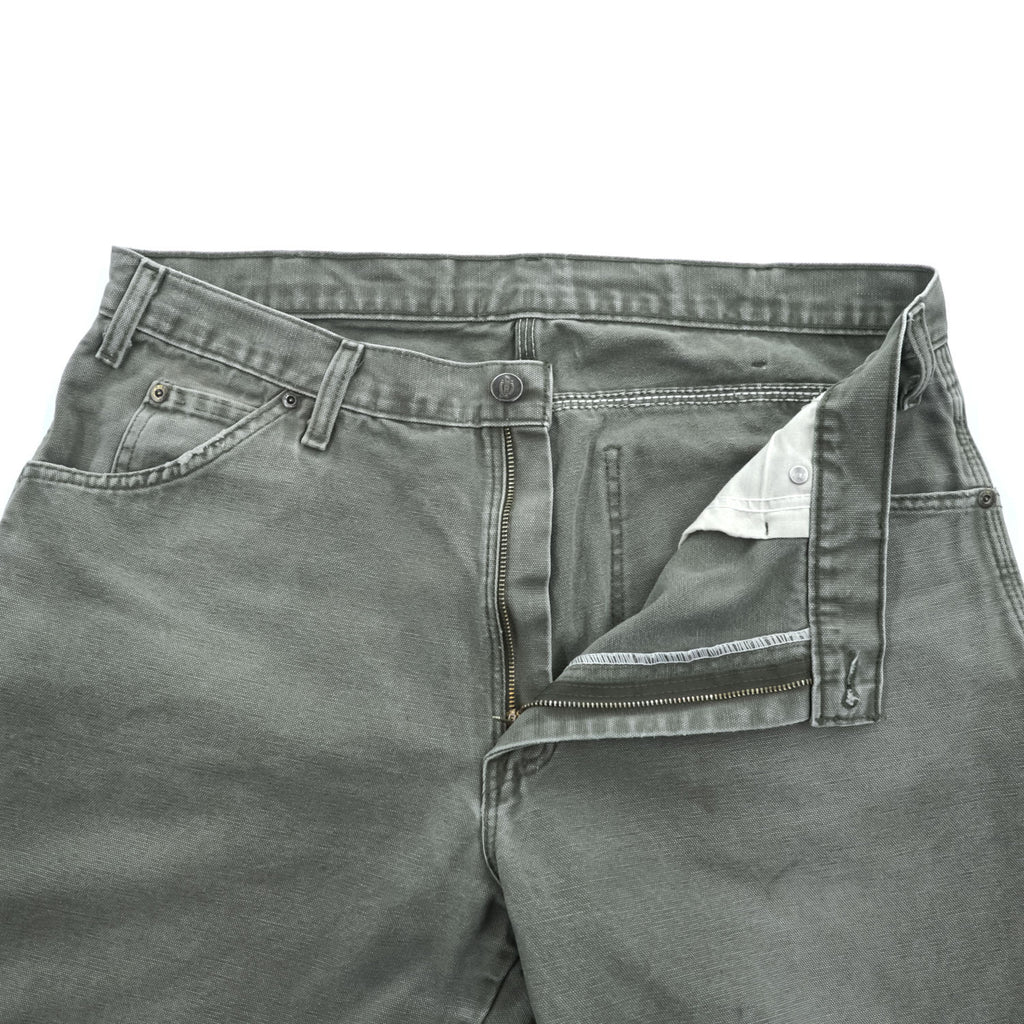 Dickies ダック地 ペインターパンツ L カーキ グリーン キャンバス 1939RMS