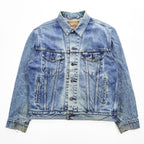 Levi Strauss Signature 00年代 デニムトラッカージャケット Gジャン M インディゴ ブルー 909004513