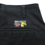 BEN DAVIS ゴリラカット GORILLA CUT 674 ワイド ワークパンツ L ブラック A11261