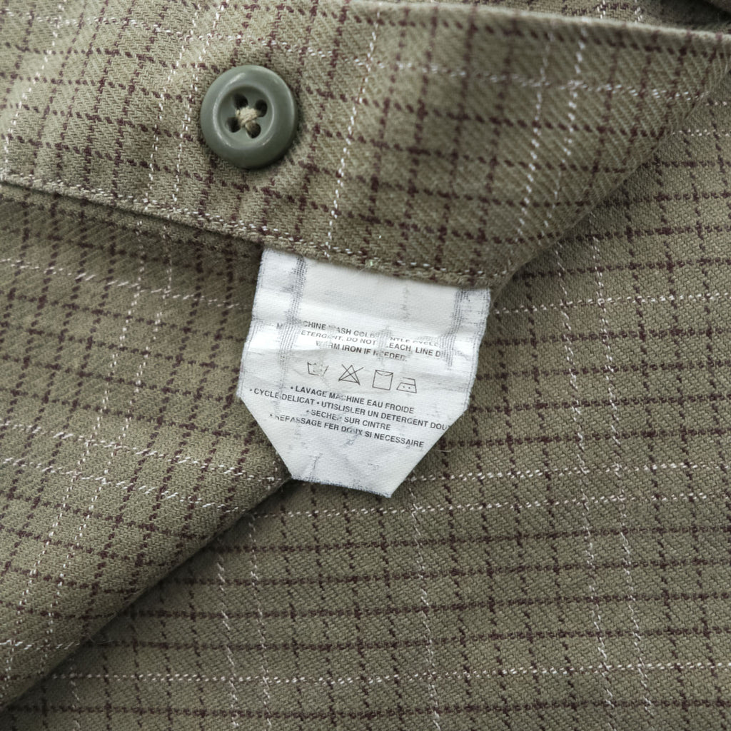 Patagonia オーガニックコットン 長袖チェックシャツ XL グリーン ダブルポケット ルーマニア製 ORGANIC COTTON