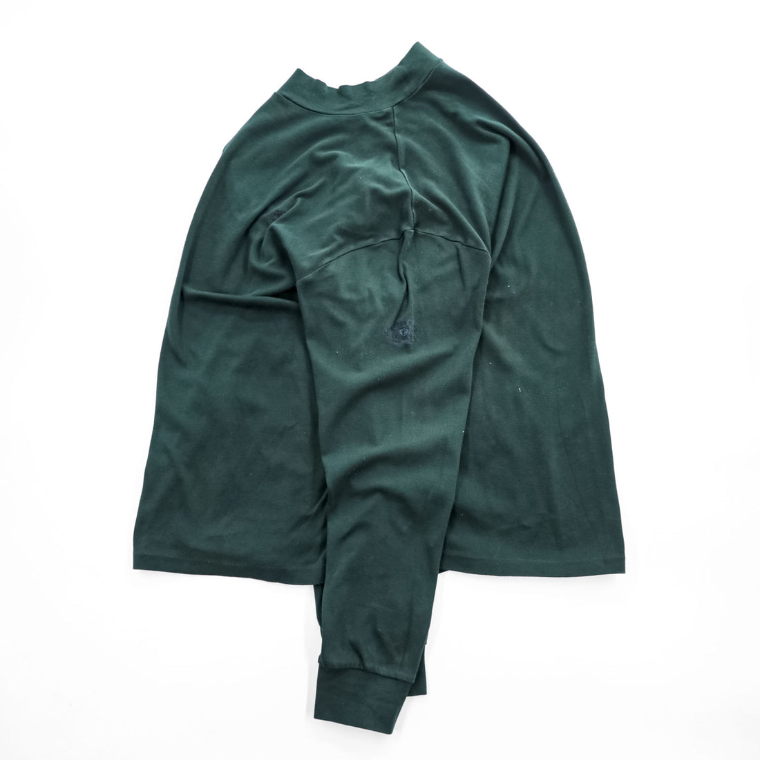 Polo Ralph Lauren 90年代 ヴィンテージ ピマコットン モックネック 長袖Tシャツ ダークグリーン POLO GOLF