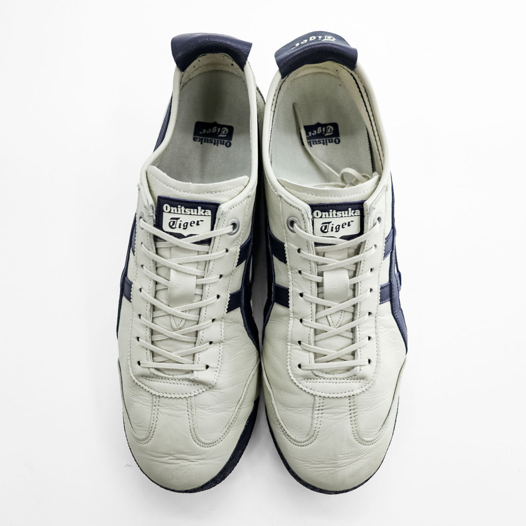 Onitsuka Tiger メキシコ66 MEXICO 66 SD レザースニーカー 27cm クリーム ネイビー 1183A872