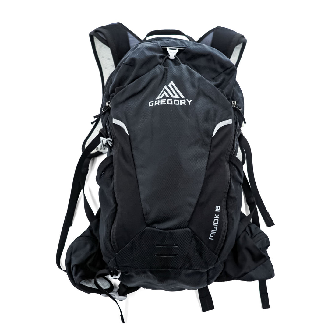 GREGORY MIWOK 18 Black Drawcord Backpack