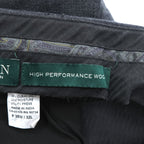 LAUREN RALPH LAUREN High Performance Wool Dress Pants Charcoal Gray 38W/32L Made in India