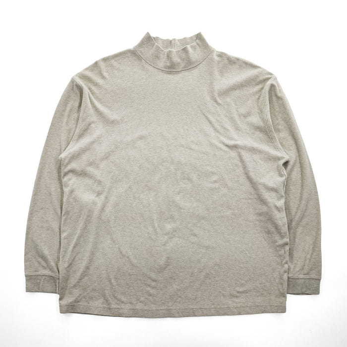 L.L.Bean 長袖 モックネック ロングスリーブ Tシャツ XL ベージュ 0 KV61