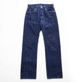 Levi Strauss 501 Denim Jeans S Dark Indigo Blue Button Fly 00501-0115