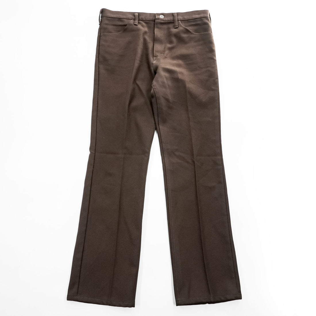 Wrangler USA製 70年代 ヴィンテージ フレア スラックス パンツ L ブラウン 42TALON ブーツカット 00082BN