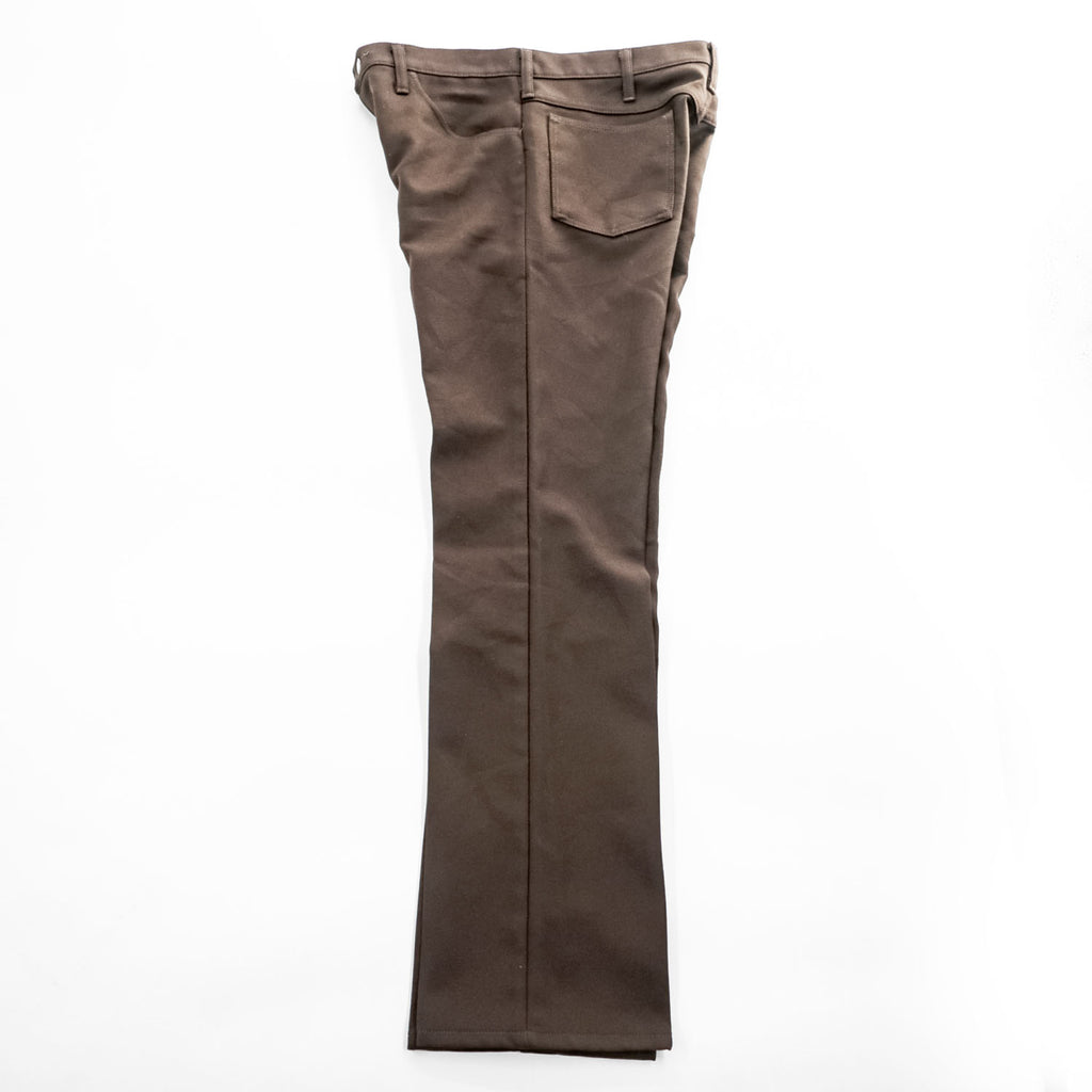 Wrangler USA製 70年代 ヴィンテージ フレア スラックス パンツ L ブラウン 42TALON ブーツカット 00082BN