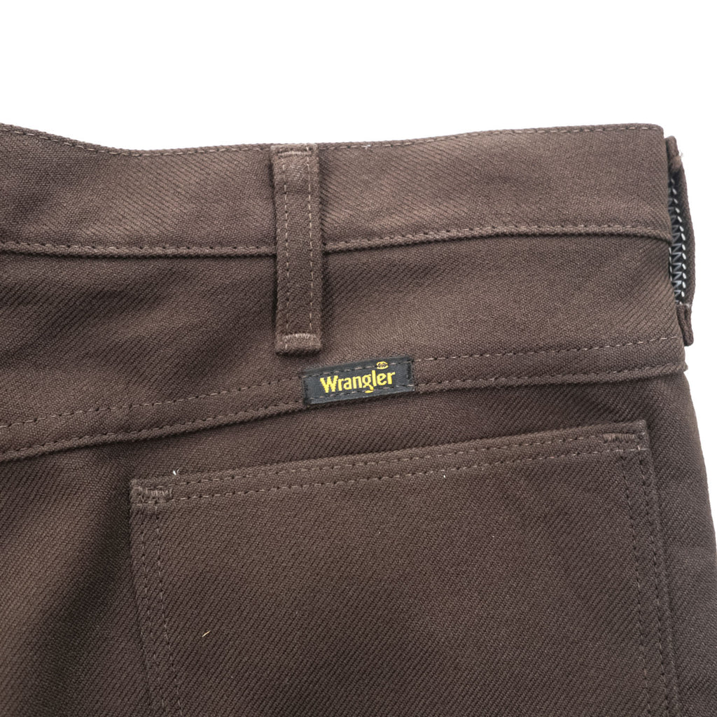 Wrangler USA製 70年代 ヴィンテージ フレア スラックス パンツ L ブラウン 42TALON ブーツカット 00082BN