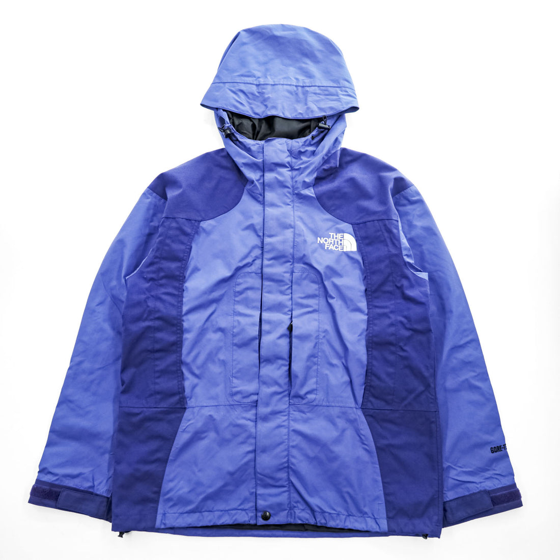 THE NORTH FACE ゴアテックス GORE-TEX マウンテンパーカー シェル レインジャケット M ブルー 防水 ドローコード