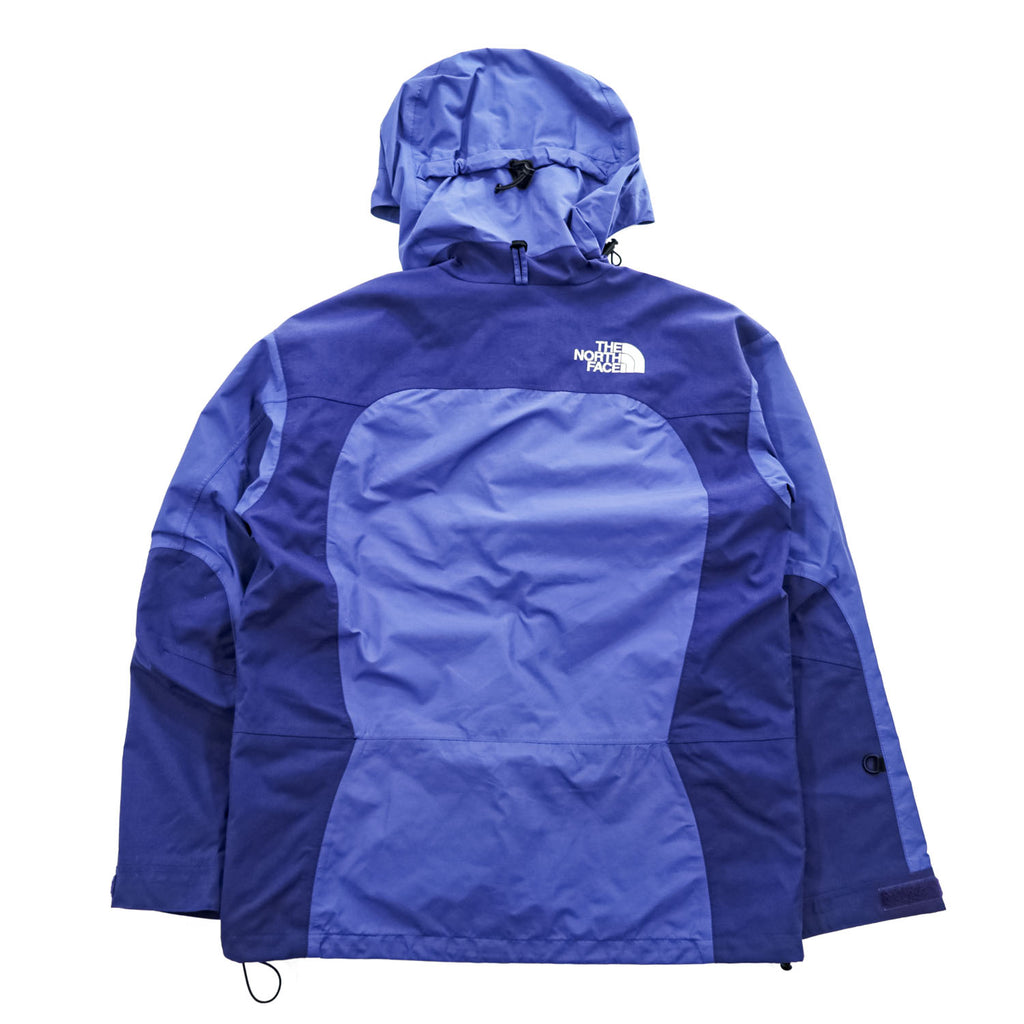 THE NORTH FACE ゴアテックス GORE-TEX マウンテンパーカー シェル レインジャケット M ブルー 防水 ドローコード