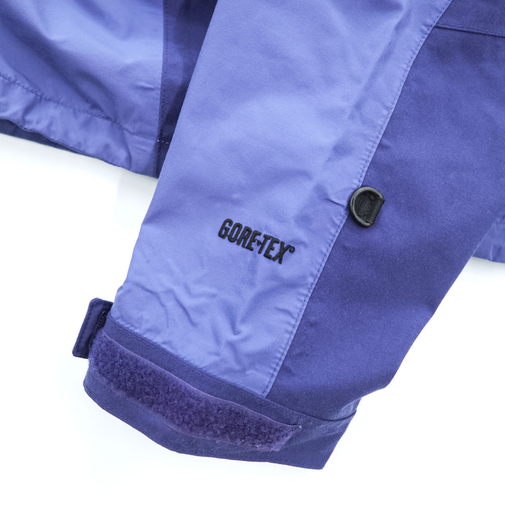 THE NORTH FACE ゴアテックス GORE-TEX マウンテンパーカー シェル レインジャケット M ブルー 防水 ドローコード