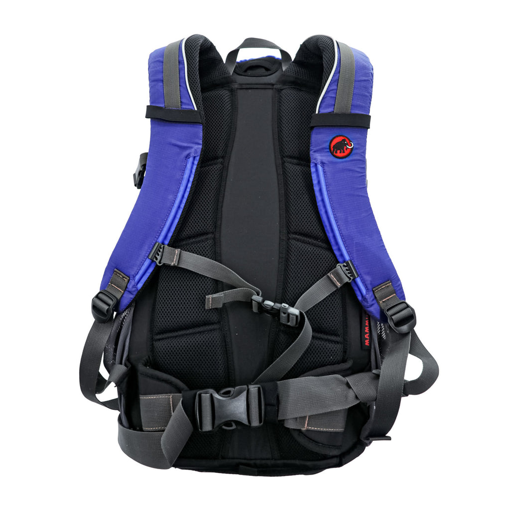 MAMMUT バックパック リュック ブルー ドローコード レインカバー付き