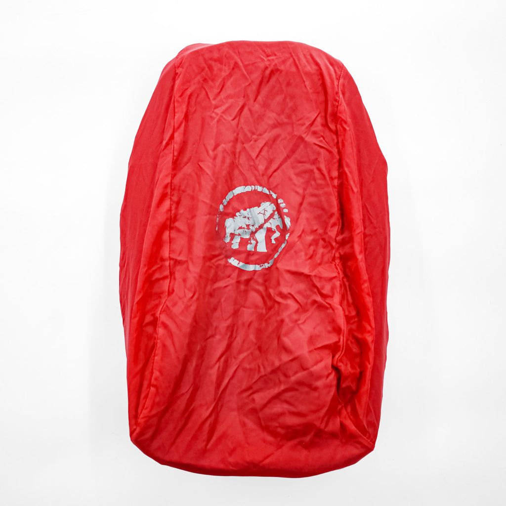 MAMMUT バックパック リュック ブルー ドローコード レインカバー付き