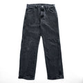 RUSTLER (Wrangler) ブラックデニムパンツ ジーンズ M コットン 87619CB