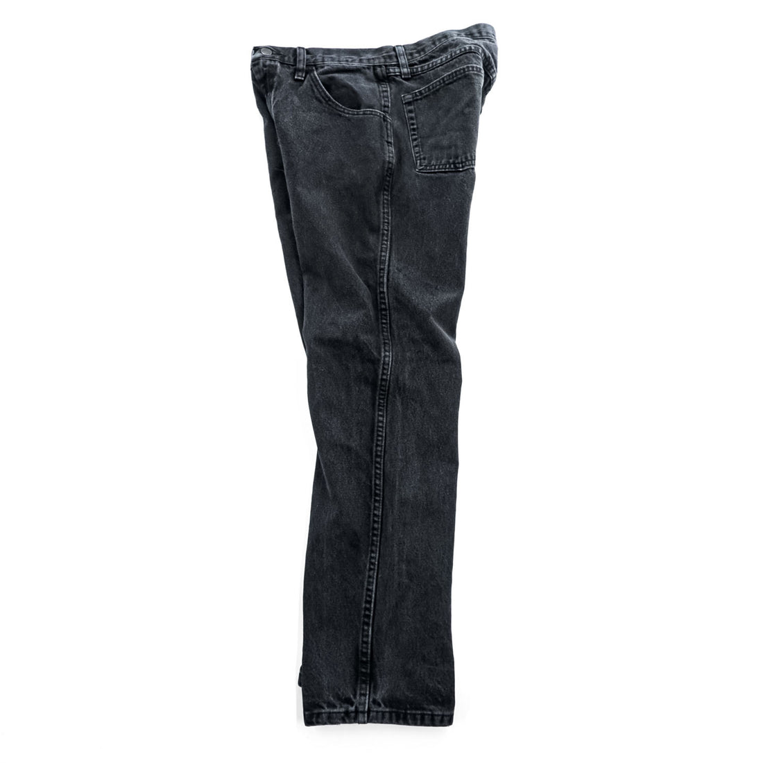 RUSTLER (Wrangler) ブラックデニムパンツ ジーンズ M コットン 87619CB